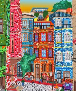 Abstract Balat Turkey Diamond Painting