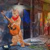 Alley Cat Guitar Diamond Painting