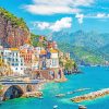 Amalfi Coast Landscape Diamond Painting