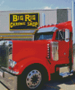 American Big Rig Diamond Painting