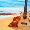 Beach Guitar Sunlight Diamond Painting