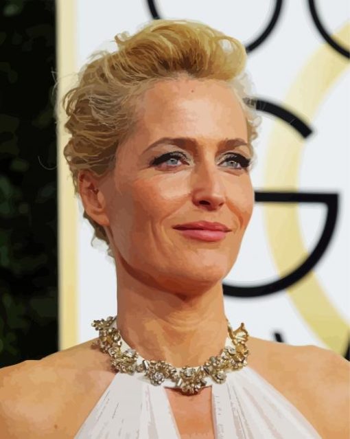 Beautiful Gillian Anderson Diamond Painting