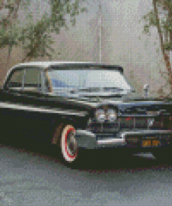 Black 58 Plymouth Diamond Painting