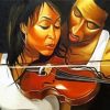 Black Couple Diamond Painting