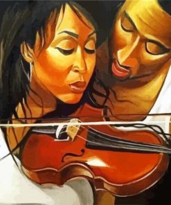 Black Couple Diamond Painting