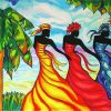 Black Three Sisters Diamond Painting