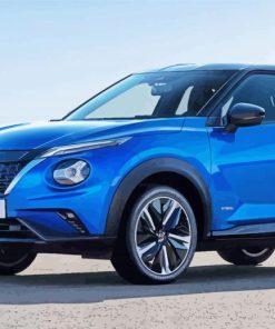 Blue Nissan Juke Diamond Painting