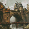 Bridge And Castle Diamond Painting