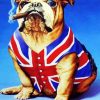 British Bulldog Smoking Diamond Painting