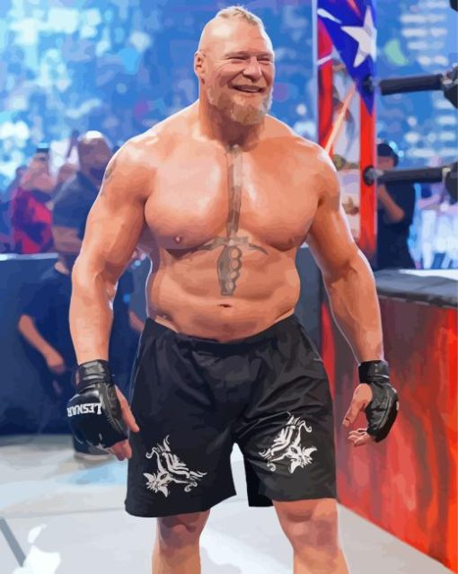 Brock Lesnar Diamond Painting