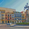 Castellon City Buildings Diamond Painting