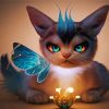 Cat Fairy Diamond Painting