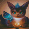 Cat Fairy Diamond Painting