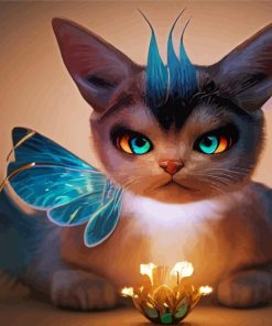 Cat Fairy Diamond Painting