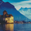 Geneva Chillon Castle Diamond Painting