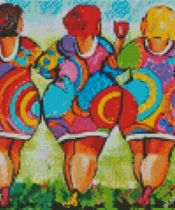 Colorful Fat Ladies Diamond Painting