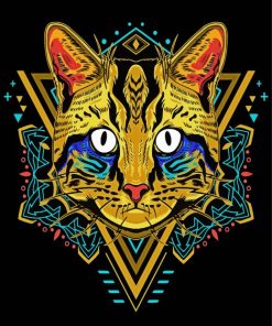 Cool Cat Mandala Diamond Painting