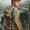 Cool Newt Maze Runner Diamond Painting