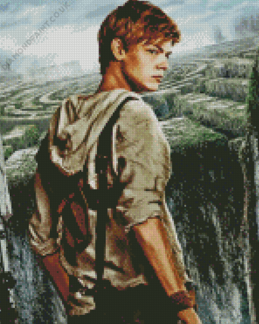 Cool Newt Maze Runner Diamond Painting