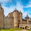 Counts Castle In Carcassonne Diamond Painting