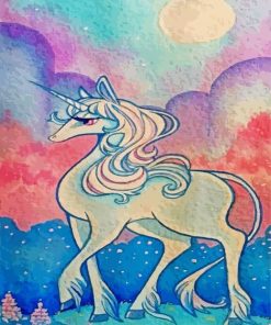 Cute Last Unicorn Diamond Painting