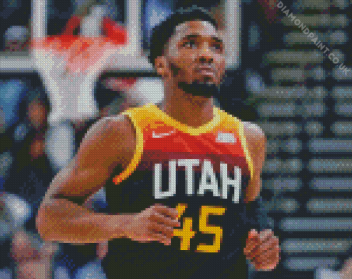 Donovan Mitchell Diamond Painting