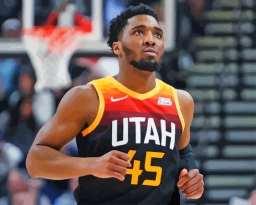 Donovan Mitchell Diamond Painting