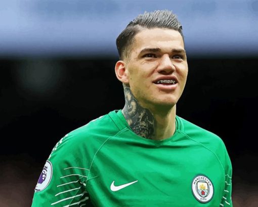 Ederson Footballer Diamond Painting