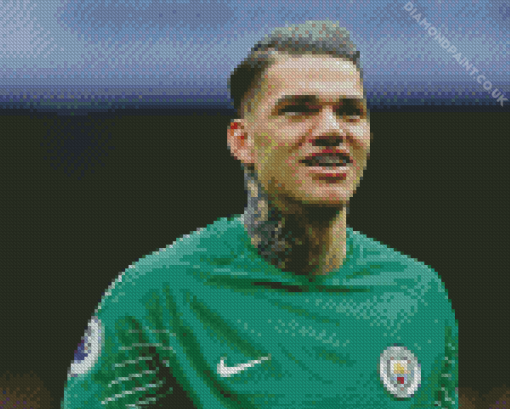 Ederson Footballer Diamond Painting