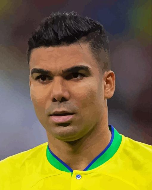 Footballer Casemiro Diamond Painting