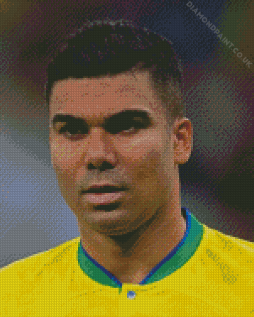 Footballer Casemiro Diamond Painting