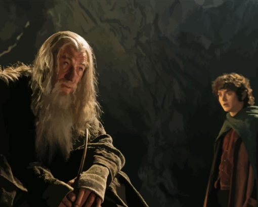 Frodo And Gandalf Diamond Painting