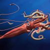 Giant Squid Animal Diamond Painting