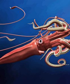 Giant Squid Animal Diamond Painting