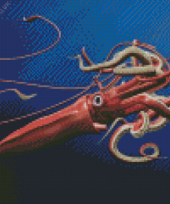 Giant Squid Animal Diamond Painting