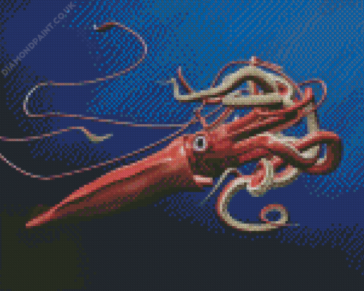 Giant Squid Animal Diamond Painting