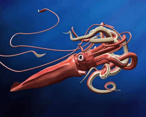 Giant Squid Animal Diamond Painting