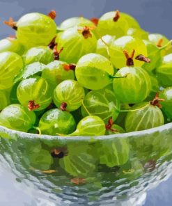 Gooseberries In Bowl Diamond Painting