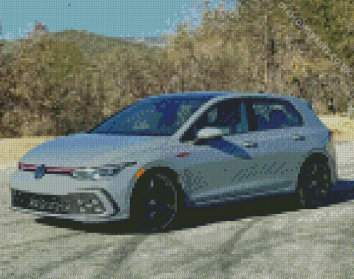 Grey Gti Golf Diamond Painting