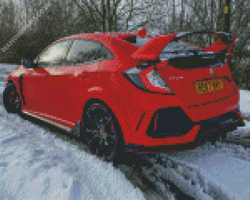 Honda Civic Type R Diamond Painting