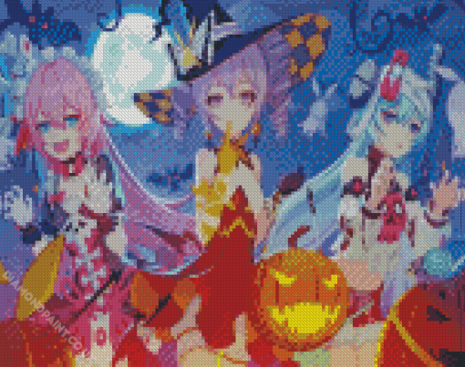 Honkai Characters Diamond Painting