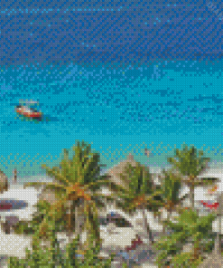 Island Curacao Beach Diamond Painting