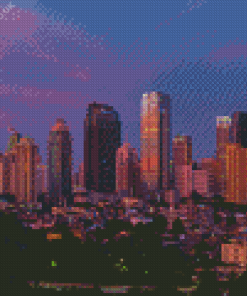 Jakarta Sunset Diamond Painting