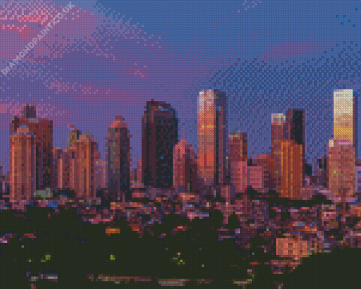 Jakarta Sunset Diamond Painting