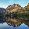 June Lake With Mount Diamond Painting