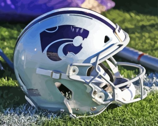 Kansas State Helmet Diamond Painting