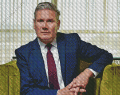 Keir Starmer Diamond Painting