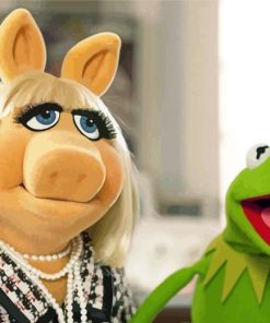 Kermit Frog And Miss Piggy Diamond Painting