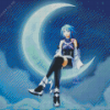 Kingdom Hearts Aqua Diamond Painting