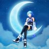 Kingdom Hearts Aqua Diamond Painting